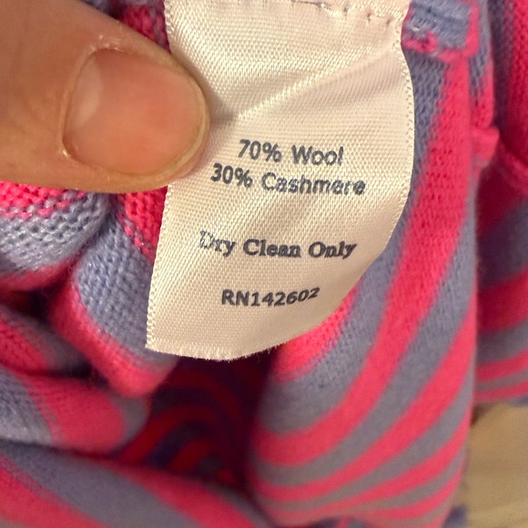 STS wool/cashmere Pink and Blue Women's Sweater - Picture 3 of 3